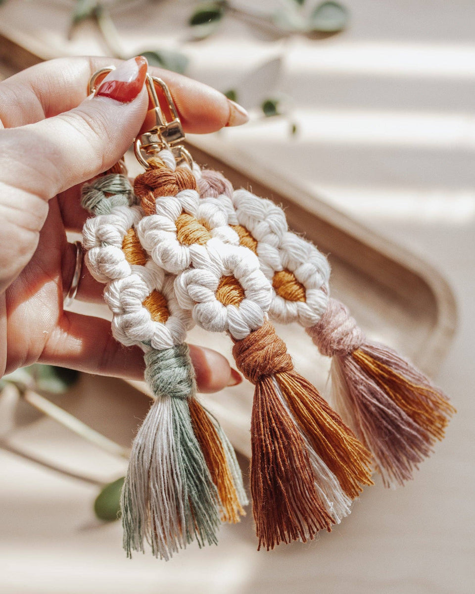 Double Daisy Keychain – Atomic Polish