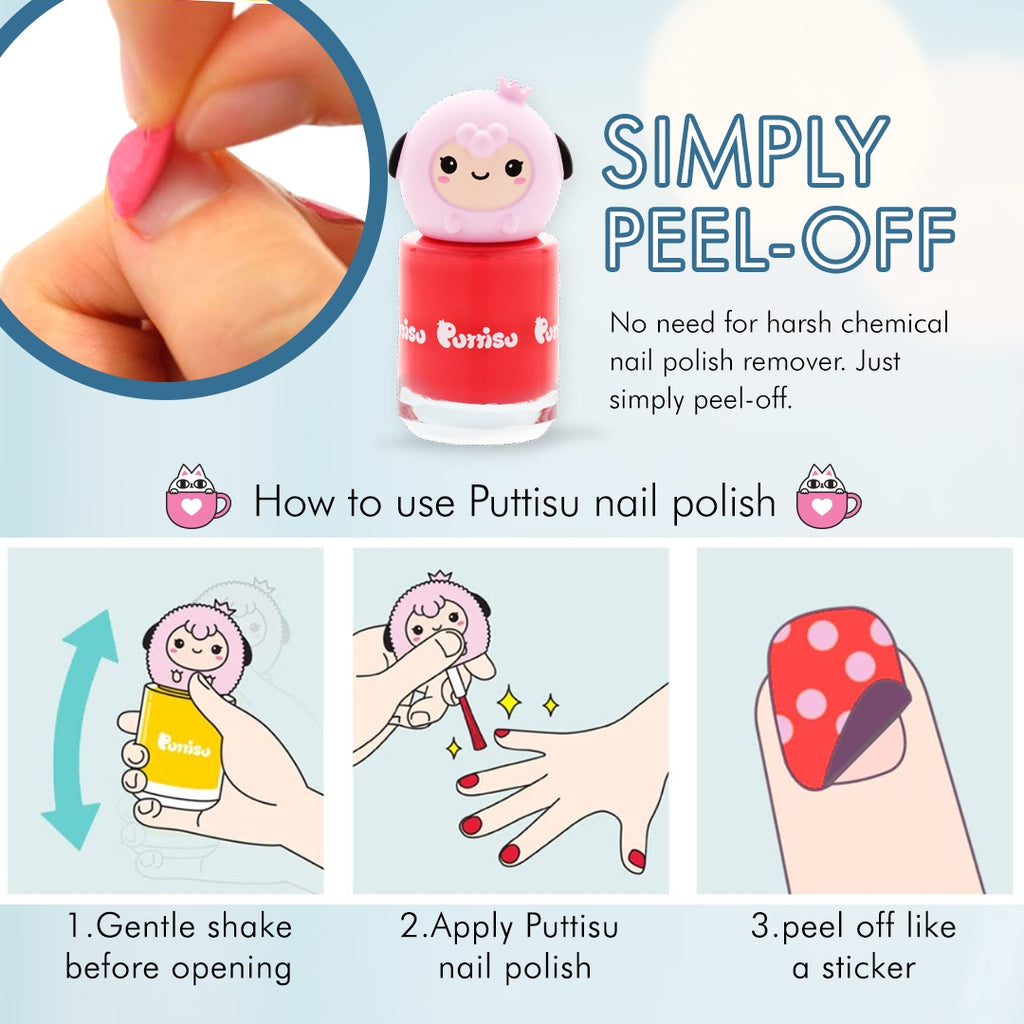 Glitter Peel-Off Nail Polish