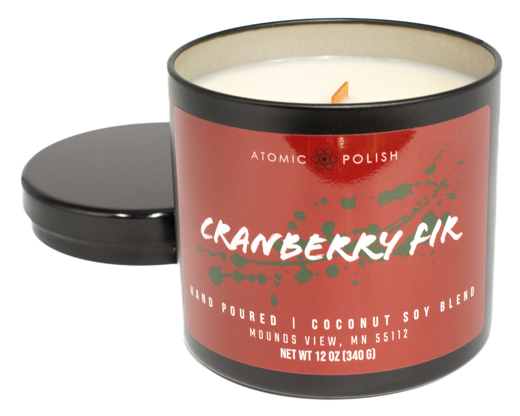 Coconut Soy Candle - Cranberry Fir