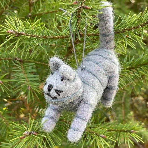 Felt Cat Ornament