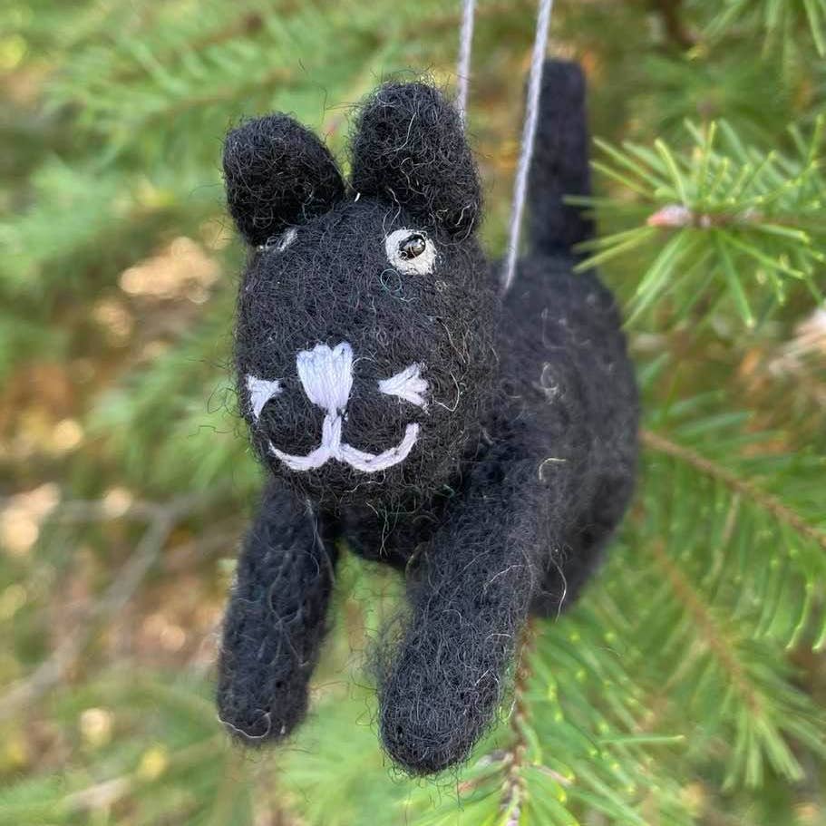 Felt Cat Ornament