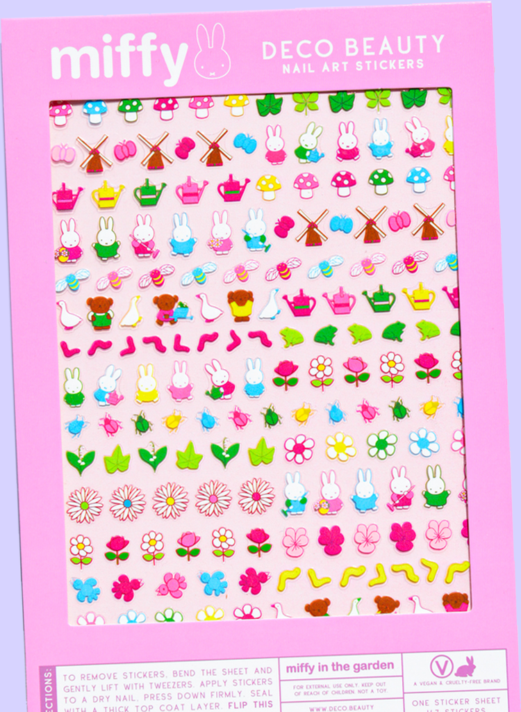 Nail Stickers - Miffy In The Garden