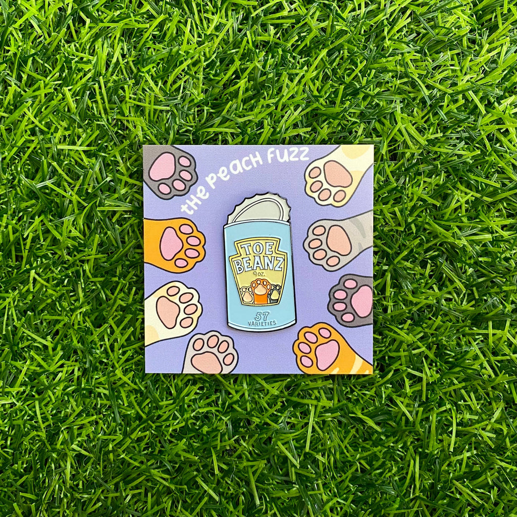Toe Beans Enamel Pin