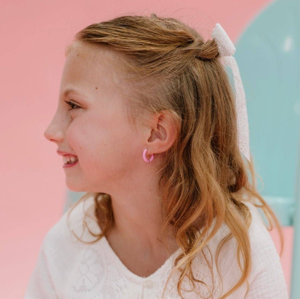 Color Huggie Earrings