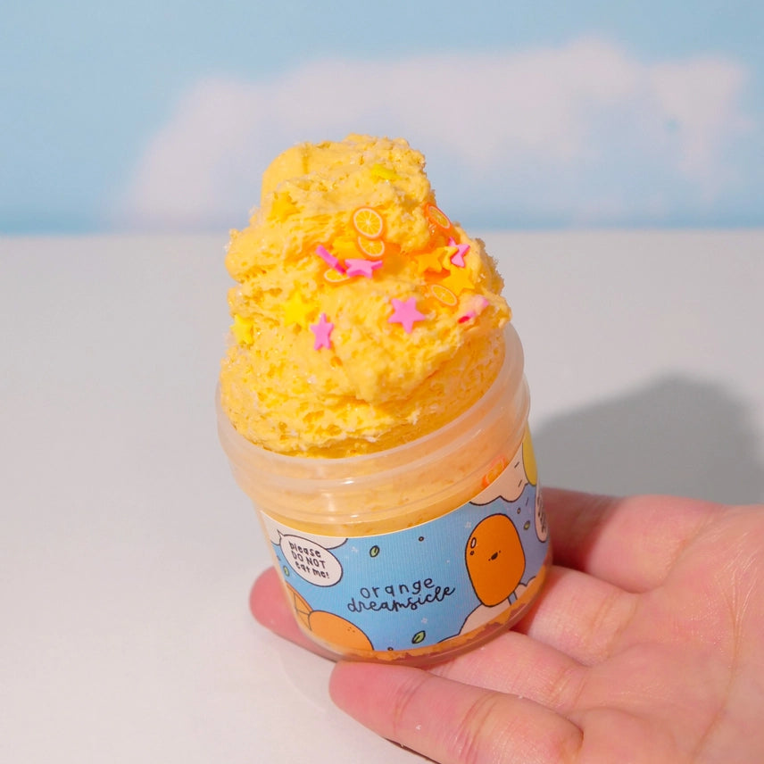Orange Dreamsicle Mini Slime