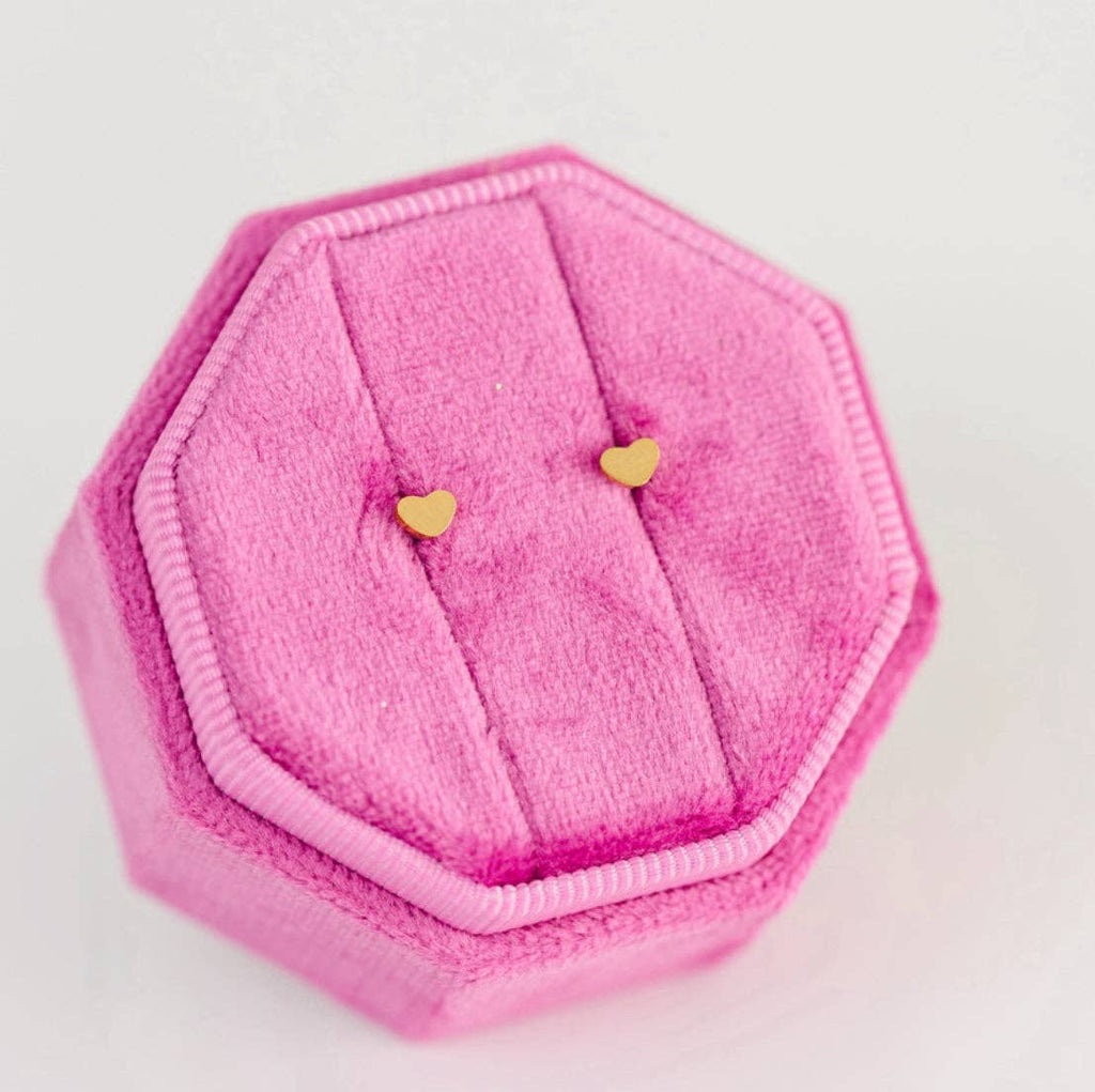 Tiny Classic Heart Earrings