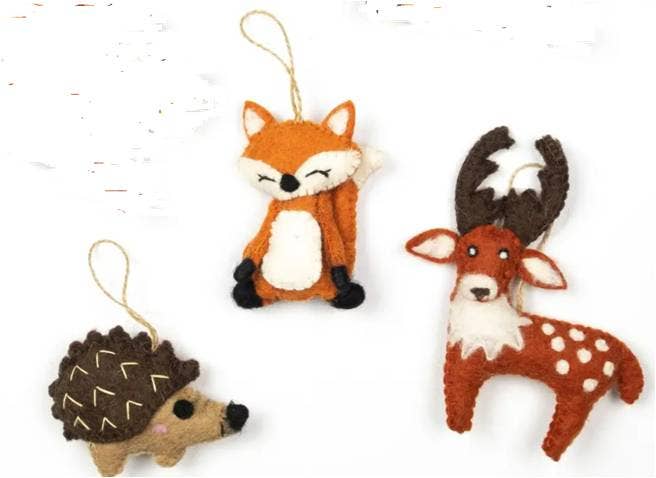 Forest Animal Ornaments
