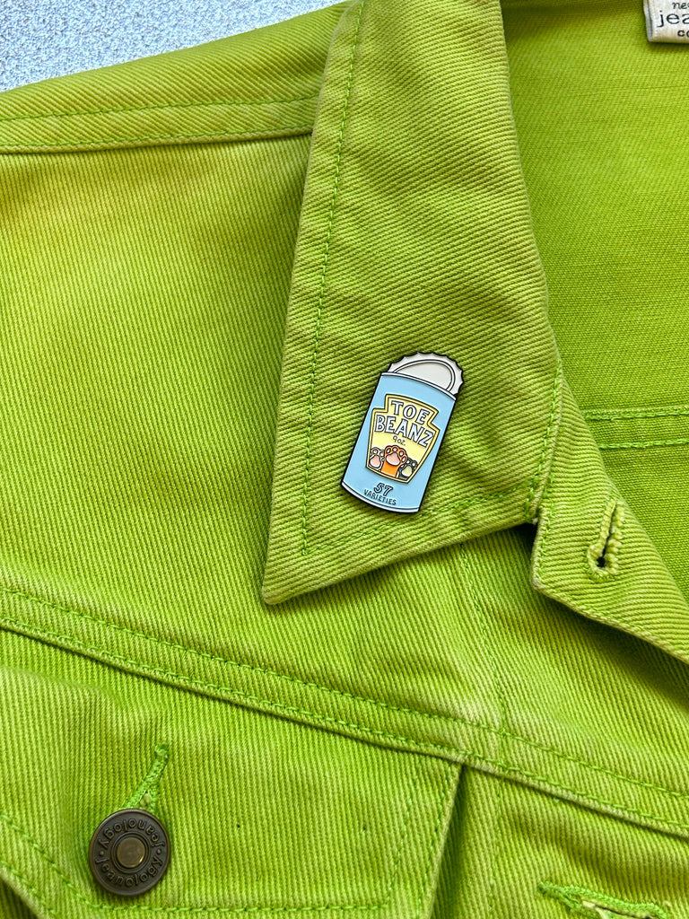 Toe Beans Enamel Pin
