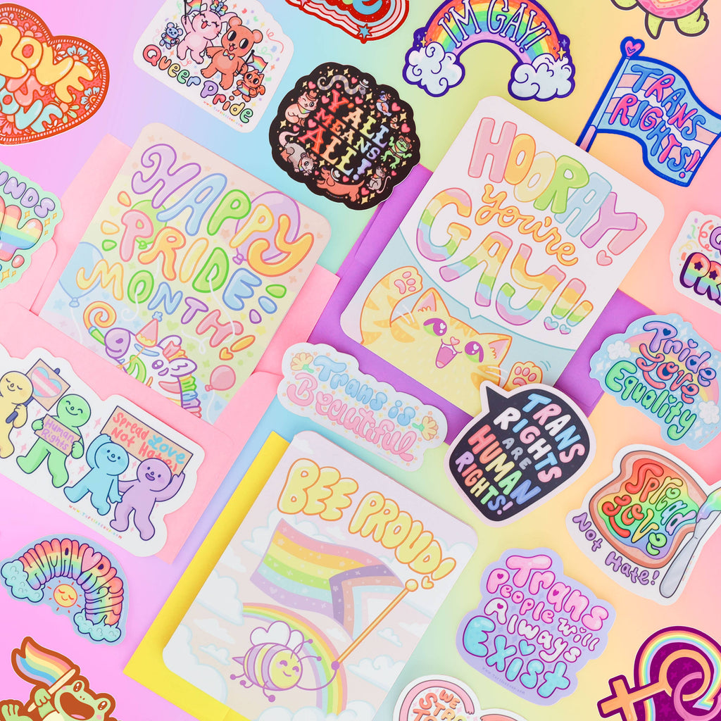 Human Rights, Pride Month, LGBTQ, Vinyl Sticker