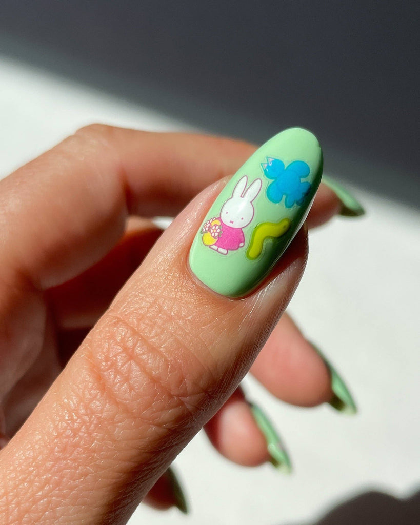 Nail Stickers - Miffy In The Garden