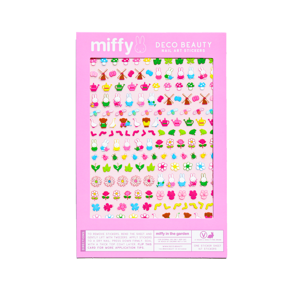 Nail Stickers - Miffy In The Garden
