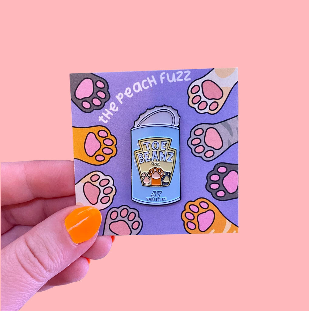 Toe Beans Enamel Pin
