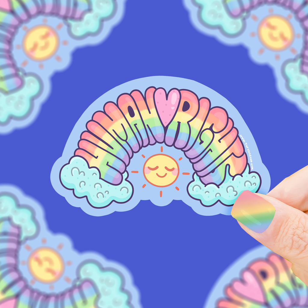 Human Rights, Pride Month, LGBTQ, Vinyl Sticker