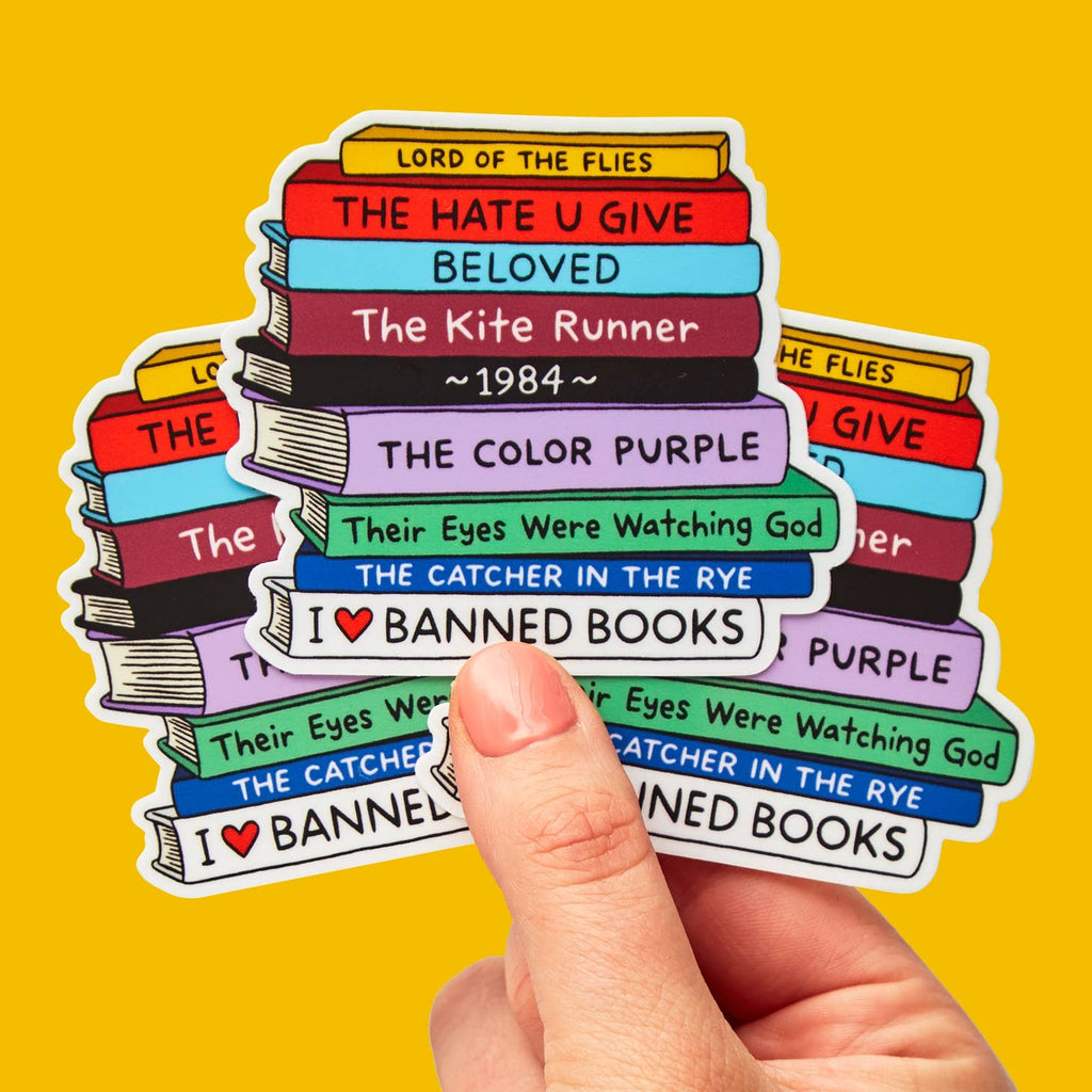 Banned Book Sticker