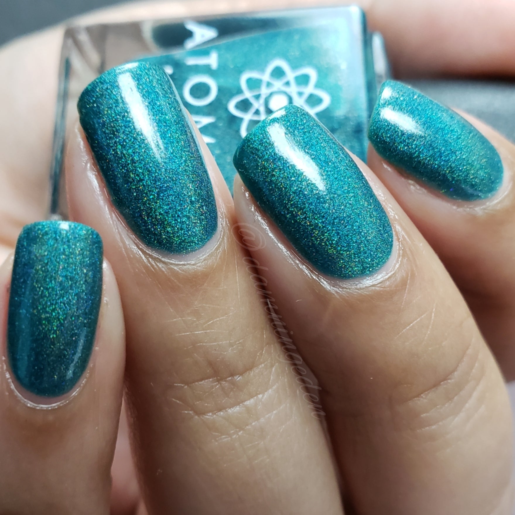 Blue Tourmaline - Holographic Glitter Indie Nail Polish – Cupcake Polish