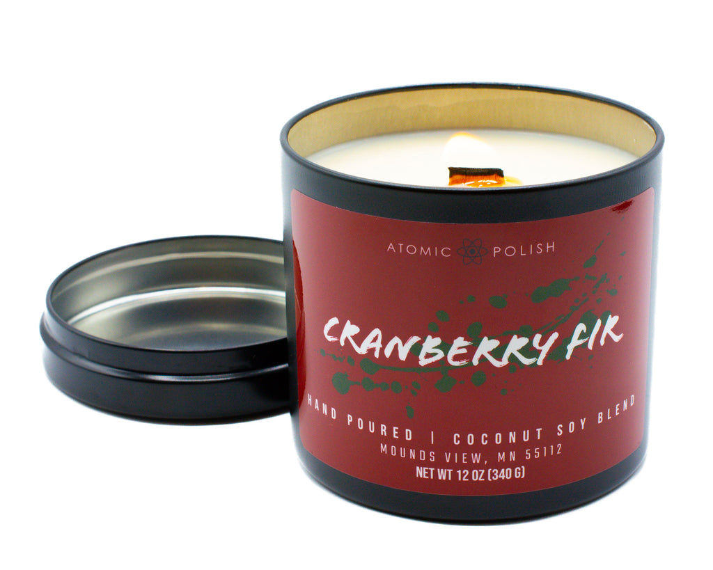 Coconut Soy Candle - Cranberry Fir