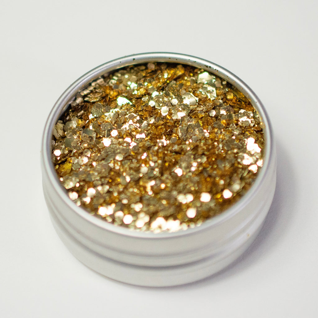 Chunky Gold Mix - Biodegradable Glitter - Atomic Polish