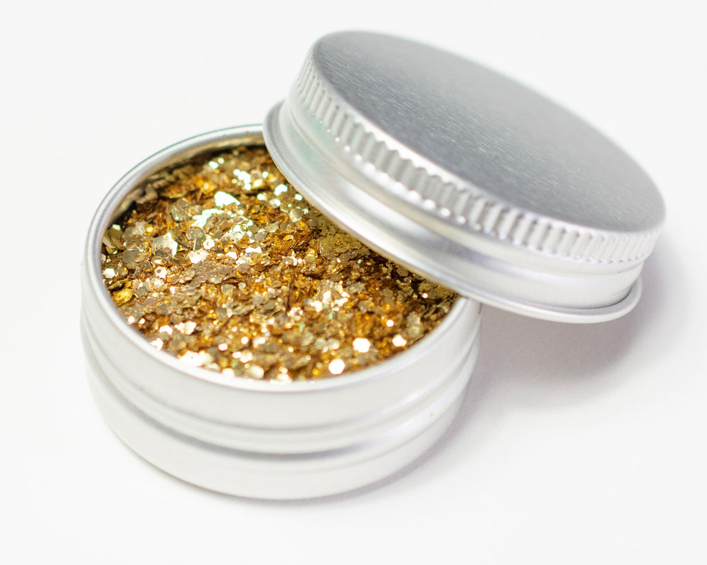 Chunky Gold Mix - Biodegradable Glitter - Atomic Polish