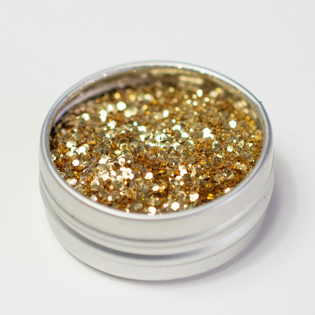 Fine Gold Mix - Biodegradable Glitter - Atomic Polish