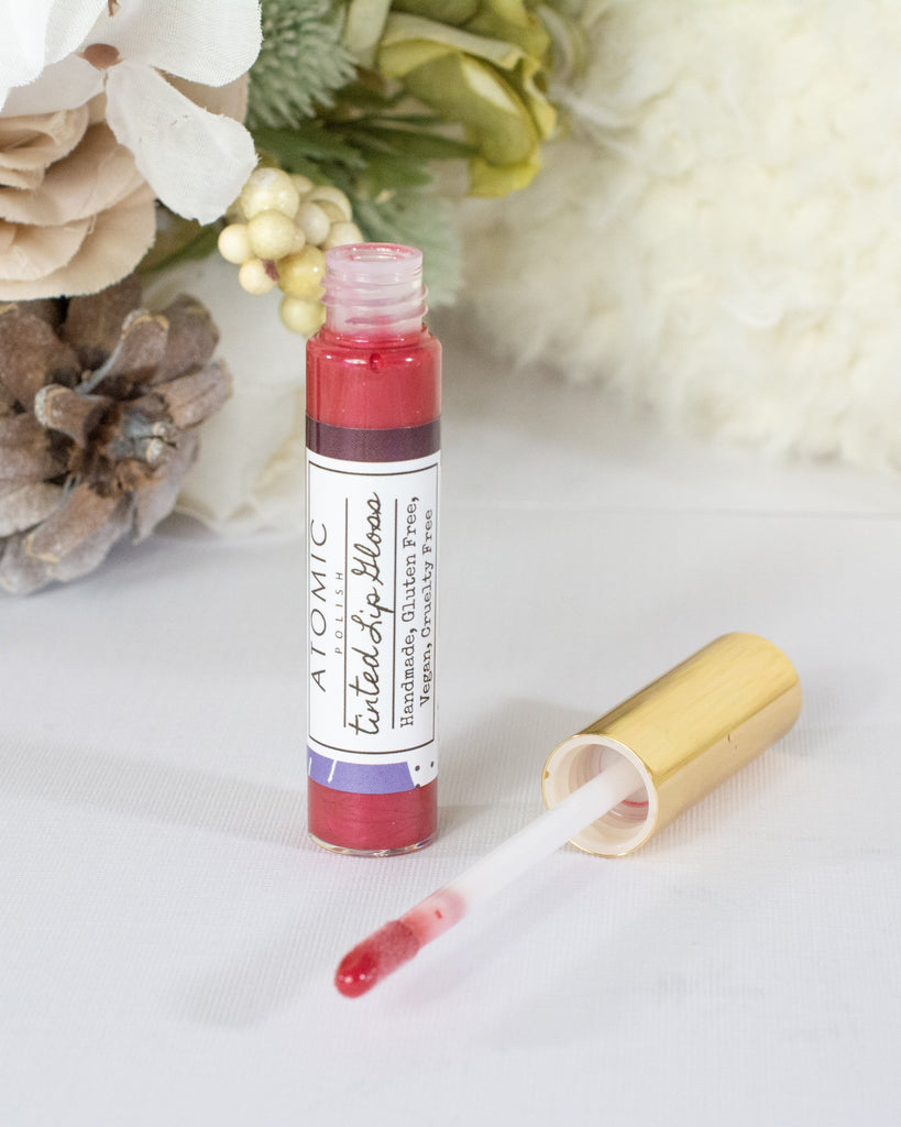 Blowing Raspberries - Tinted Lip Gloss - Atomic Polish