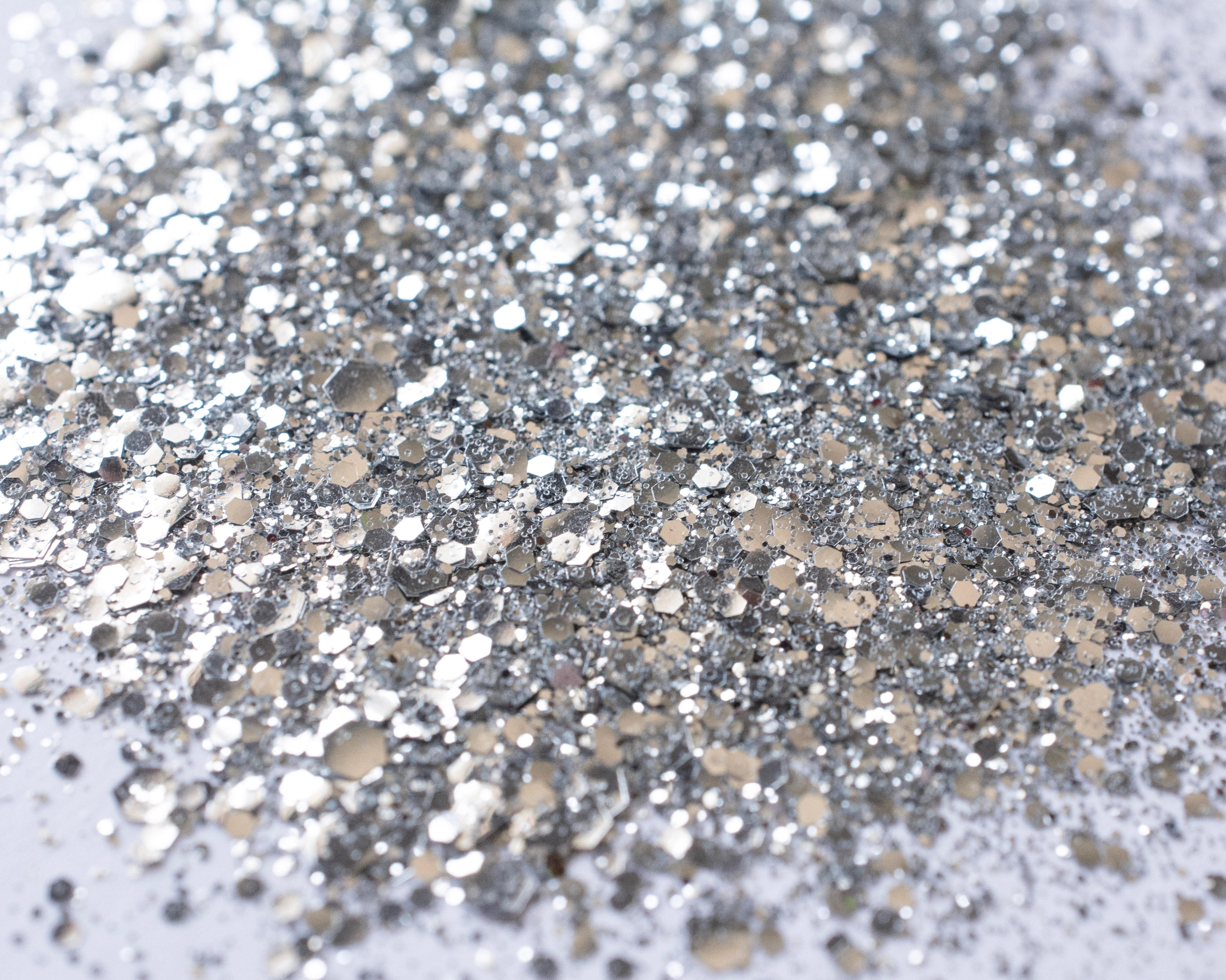 Chunky Silver Mix - Biodegradable Glitter – Atomic