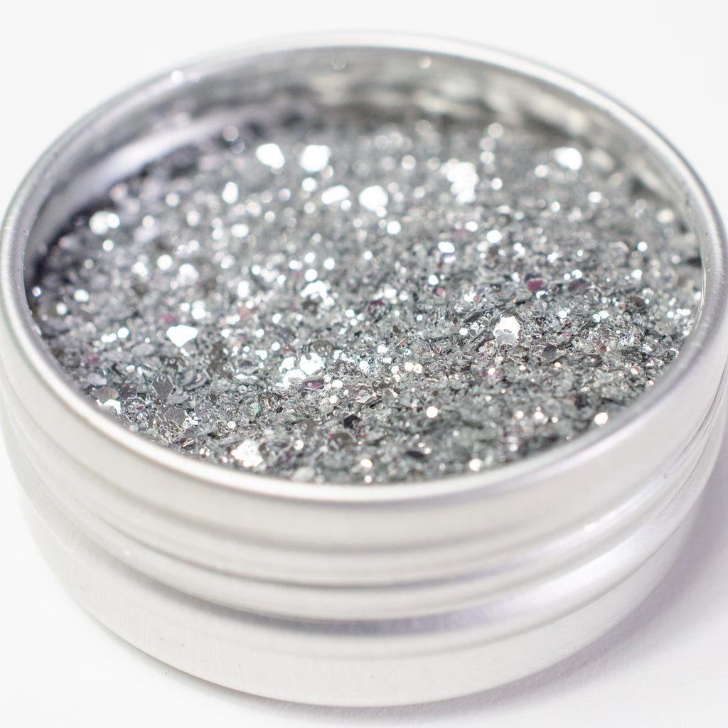 Fine Silver Mix - Biodegradable Glitter - Atomic Polish