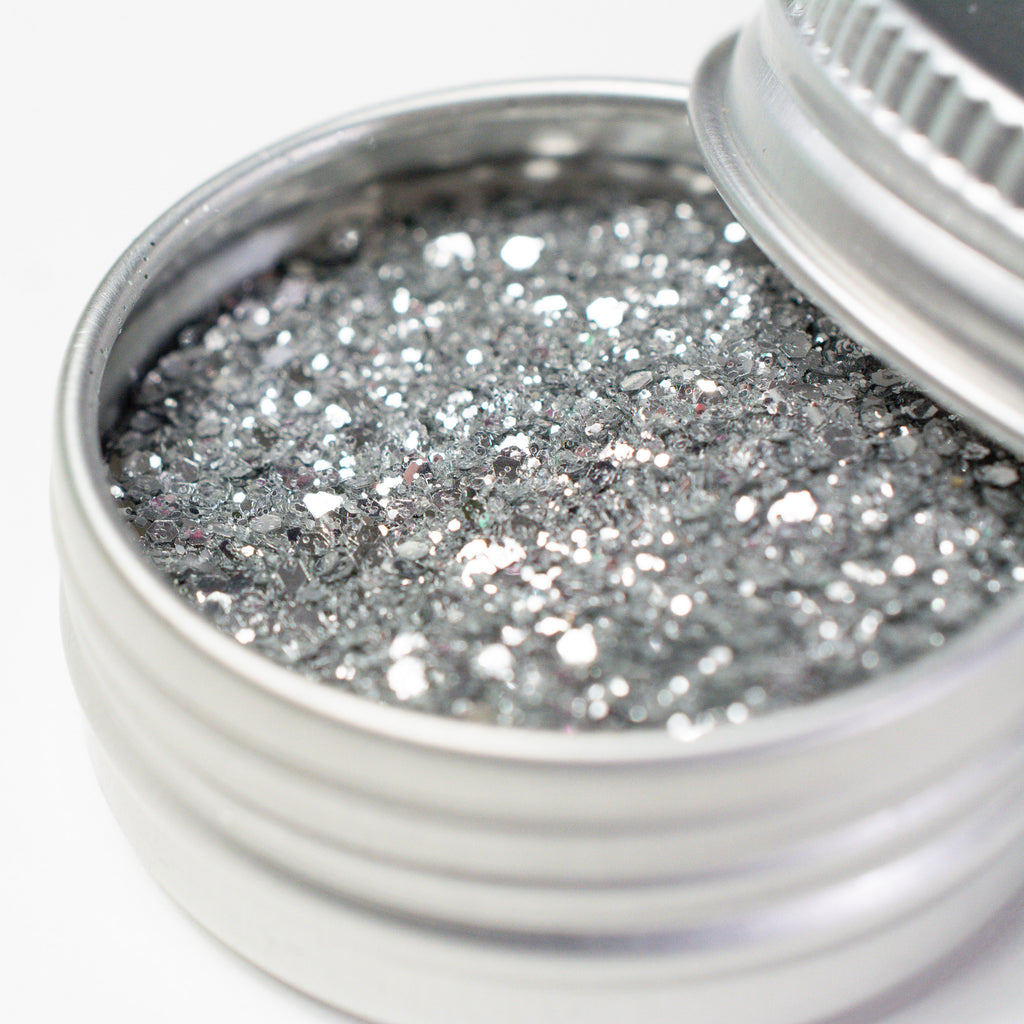 Fine Silver Mix - Biodegradable Glitter - Atomic Polish