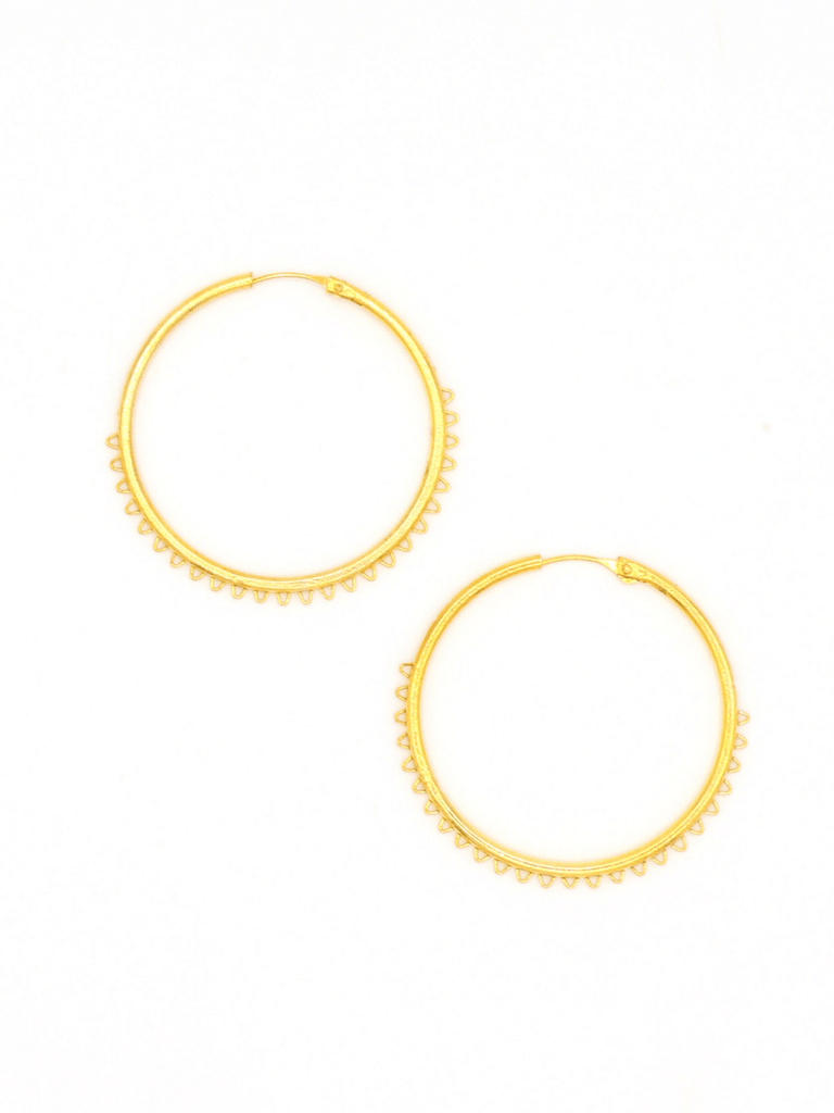 Spike Hoop Earrings