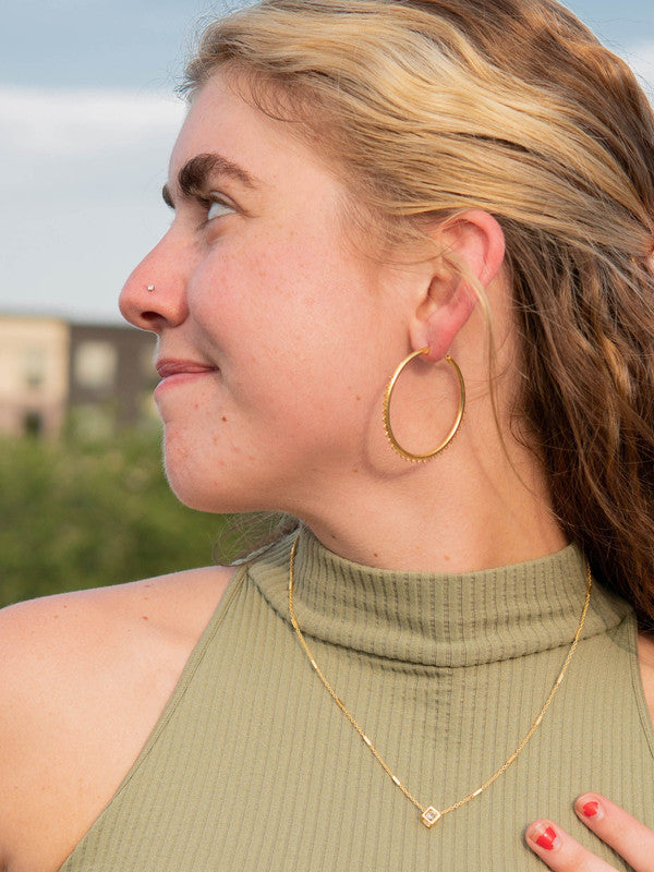 Spike Hoop Earrings