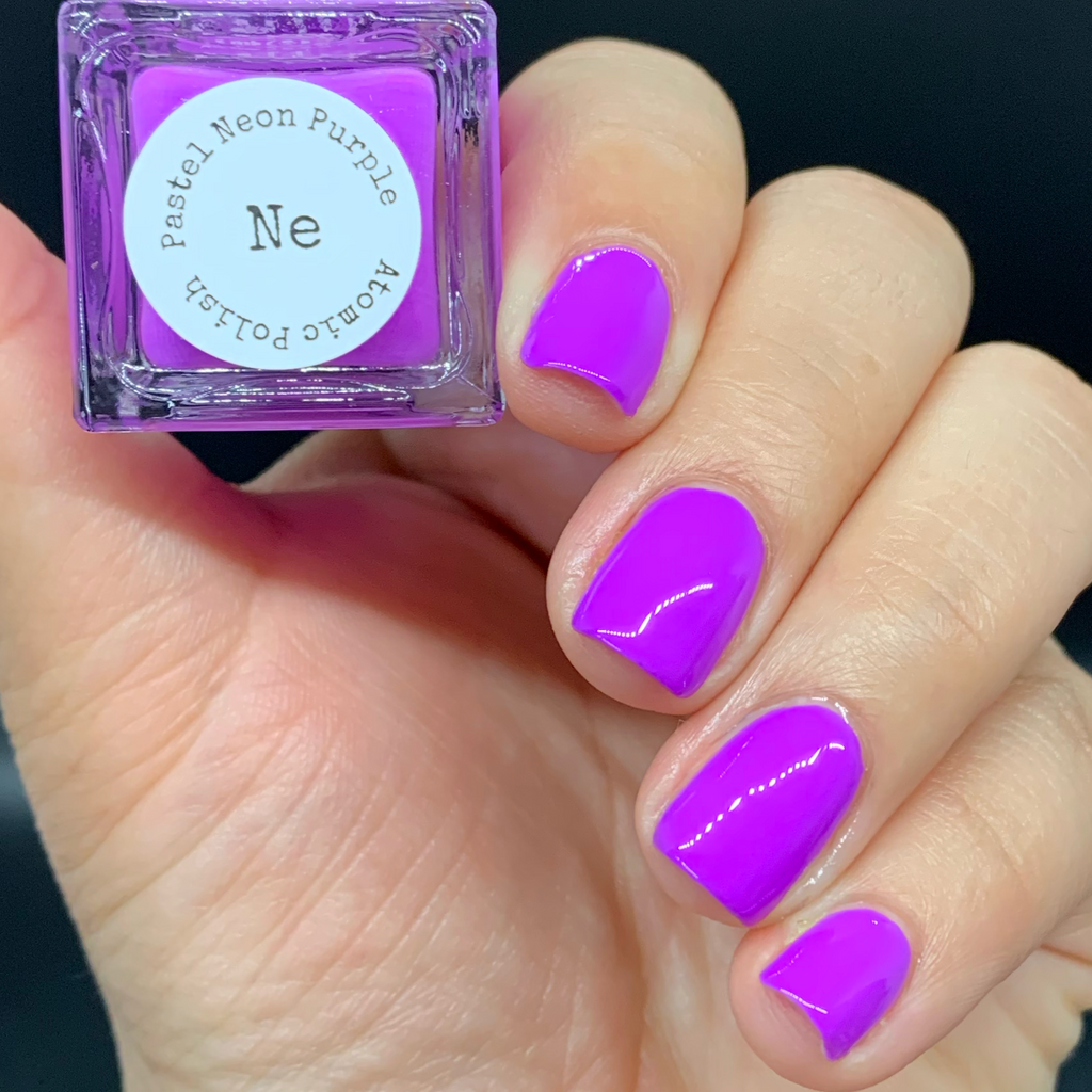 Pastel Neon (Ne) Purple – Atomic Polish