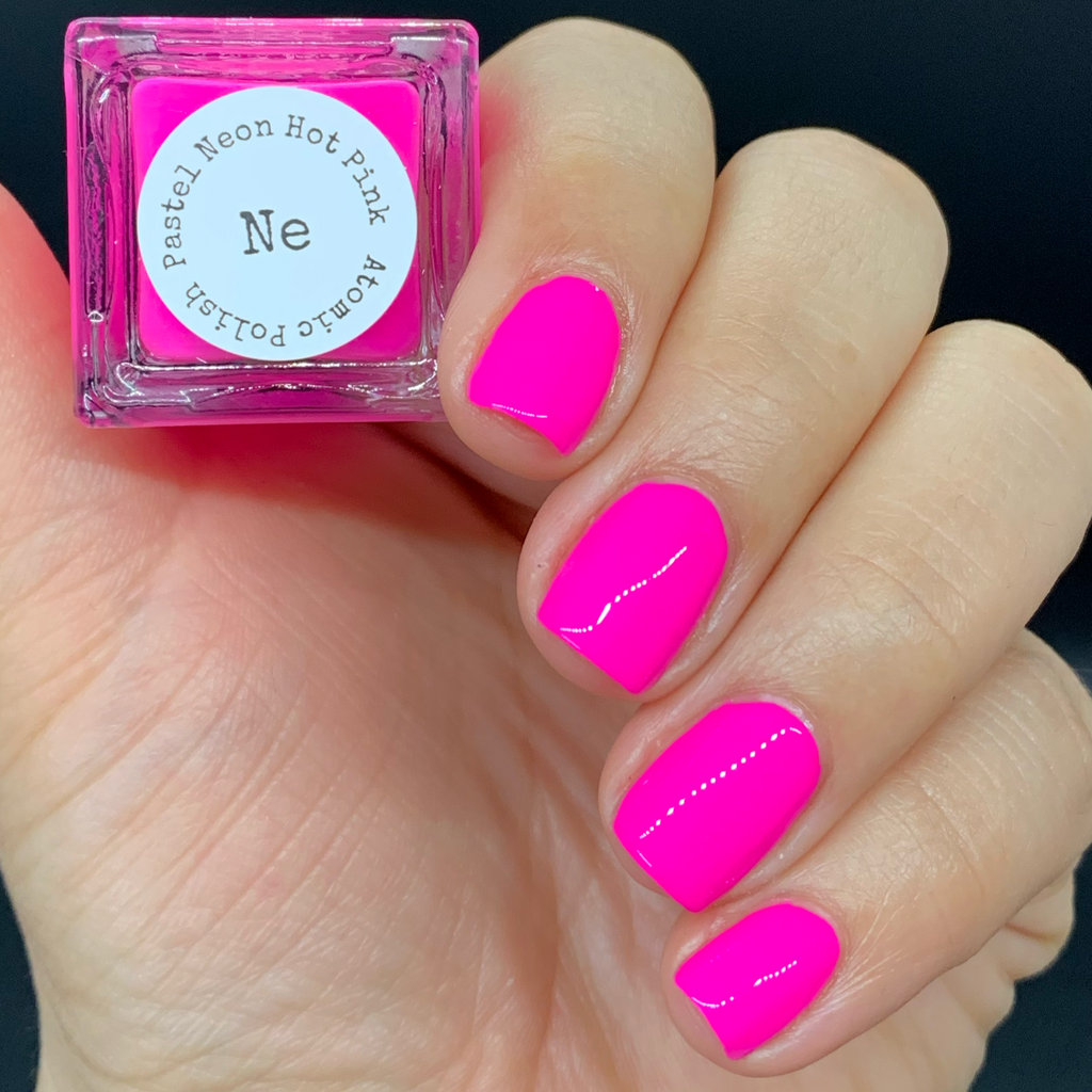 Pastel Neon (Ne) Hot Pink – Atomic Polish